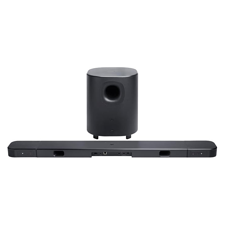 نظام JBL Bar 800 MK2 ساوند بار 5.1.2 قناة مع سماعات محيطية لاسلكية قابلة للفصل وتقنية Dolby Atmos – أسود