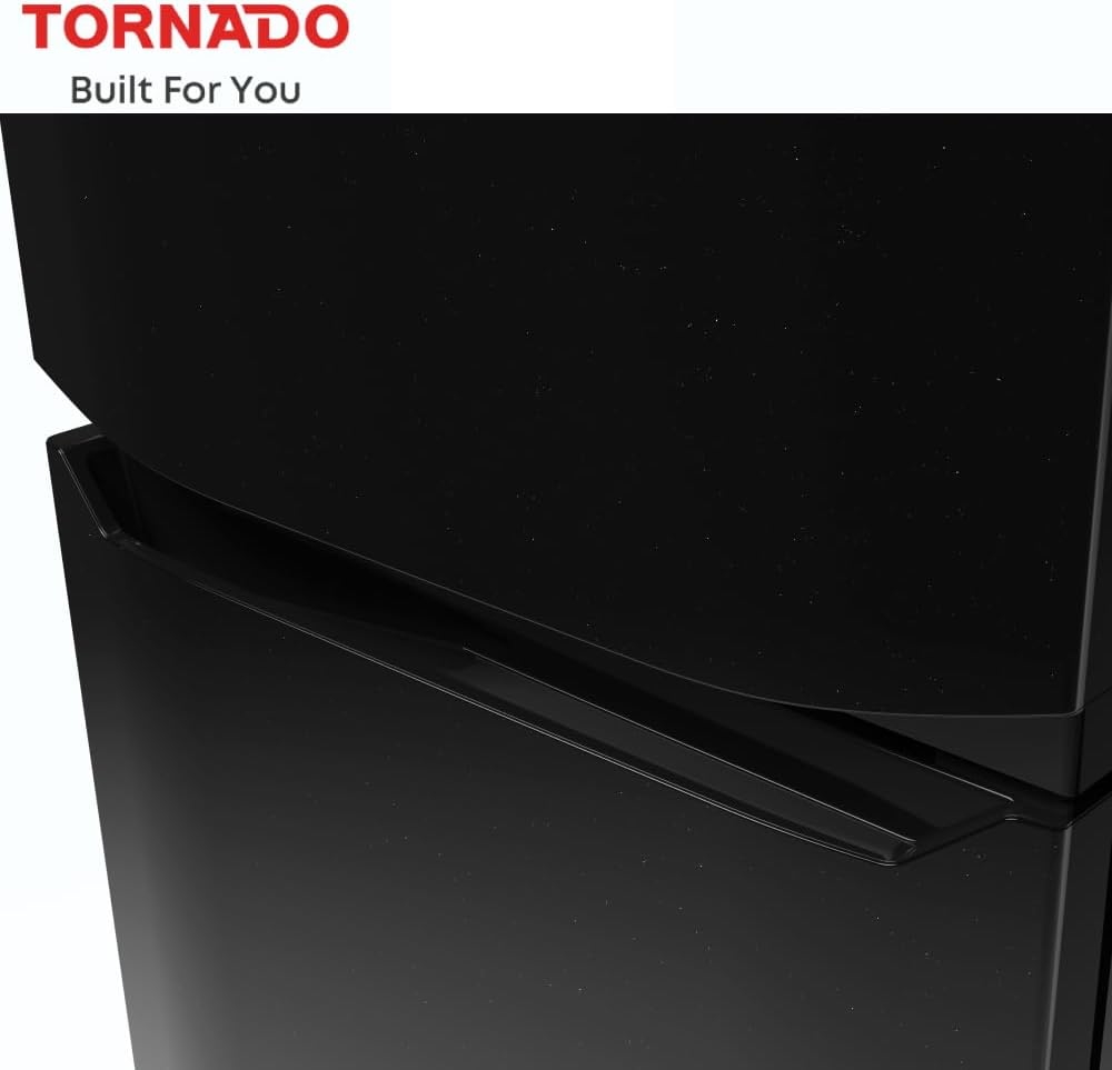 Tornado Refrigerator Inverter No Frost 296 Liter 2 Doors Black Rf-31Ftv-Bk