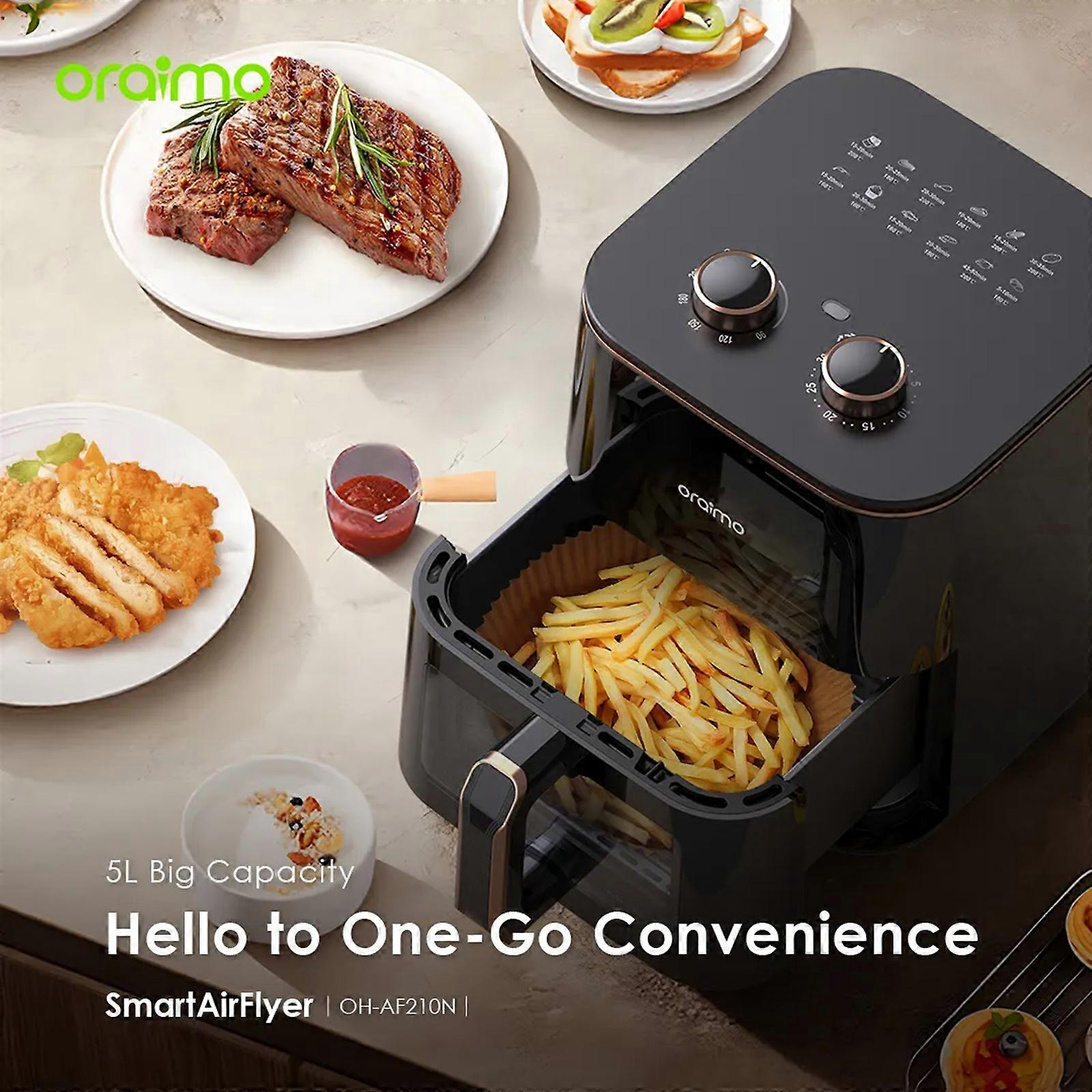 ORAIMO 5Ltr Capacity Smart Airfryer - Black OH-AF210N