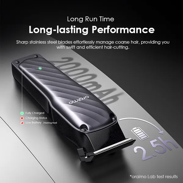 ORAIMO Effortless Grooming SmartClipper 2C - Silver OPC-CL30C
