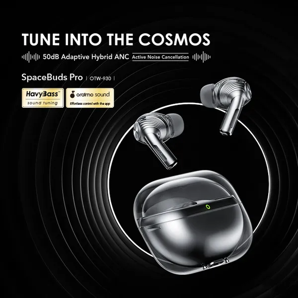ORAIMO TWS 50dB ANC - SpaceBuds Pro - GreyOTW-930