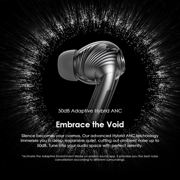 ORAIMO TWS 50dB ANC - SpaceBuds Pro - GreyOTW-930