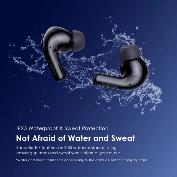 ORAIMO ANC Wireless Earbuds - SpaceBuds Z Obsidian Black OTW-625-BK