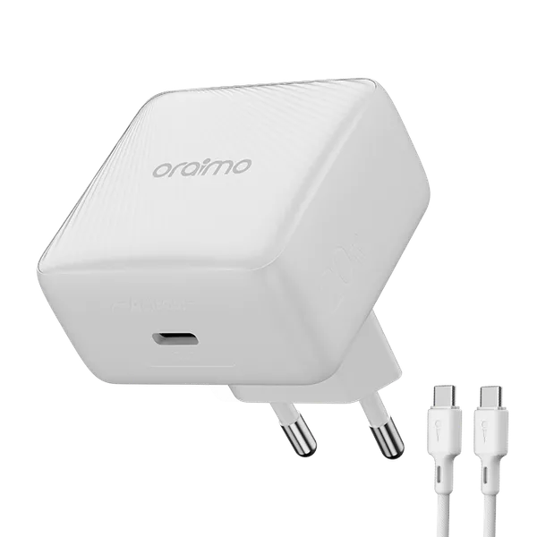 ORAIMO 20w GAN Fast Charger - PowerCube 12 Chic OCW-5201U