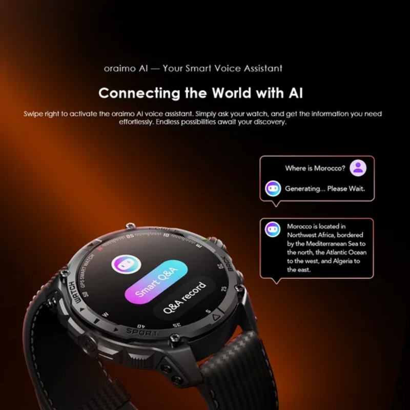 ORAIMO Smart Watch GT - Light Chrome OSW-852H