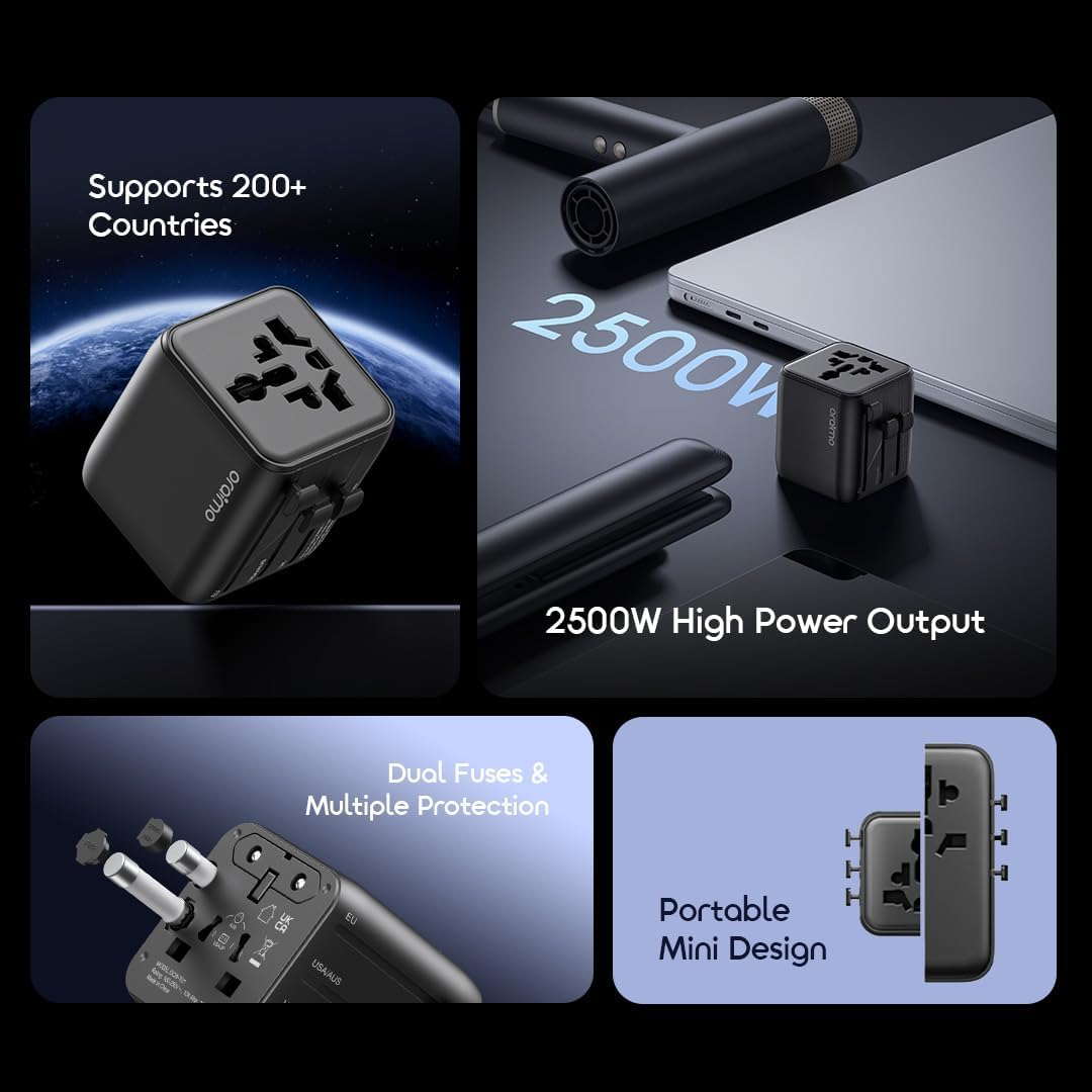 ORAIMO Universal Travel Adapter - PowerOmni 251 OCW-T01