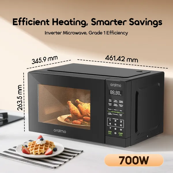 ORAIMO Microwave Oven - InfiWave -Graphite Black OMO-521A
