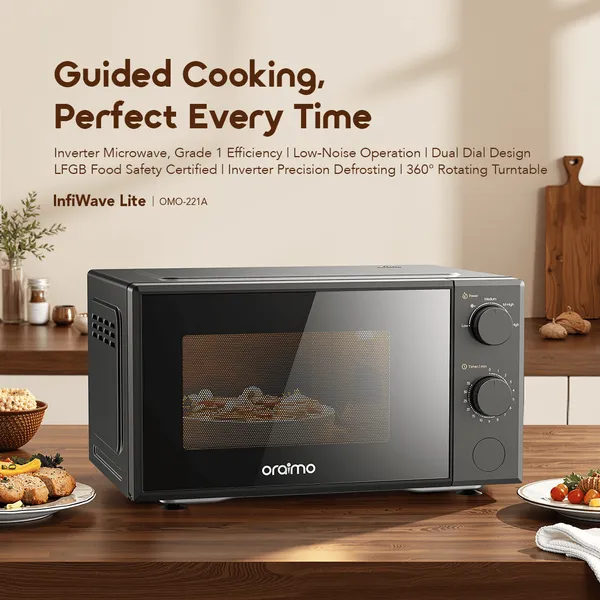 ORAIMO Microwave Oven- InfiWave Lite- Graphite Black