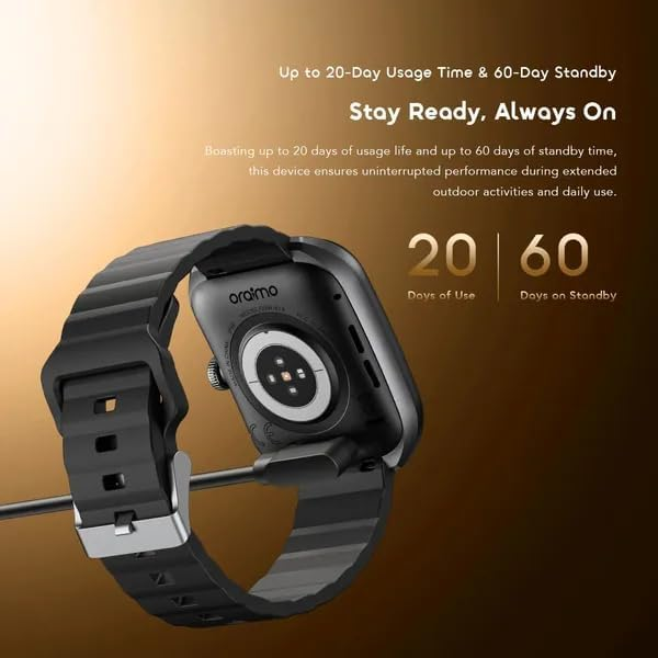 ORAIMO AMOLED Smartwatch - Watch Nova 2 Lite - Black OSW-814