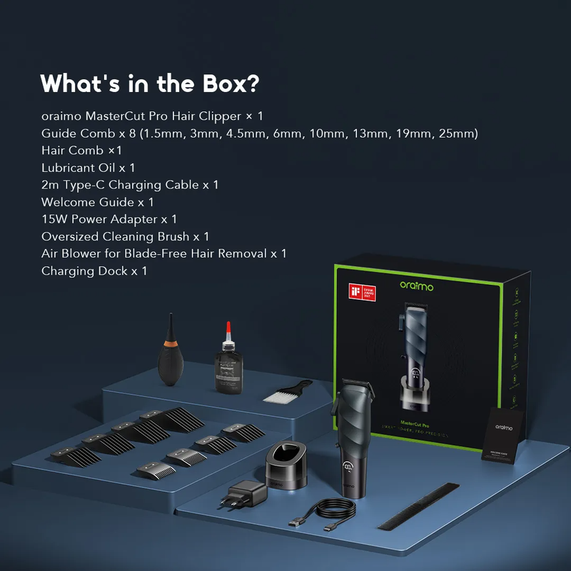ORAIMO Hair Clipper - MasterCut Pro - Deep Blue OCL-580P