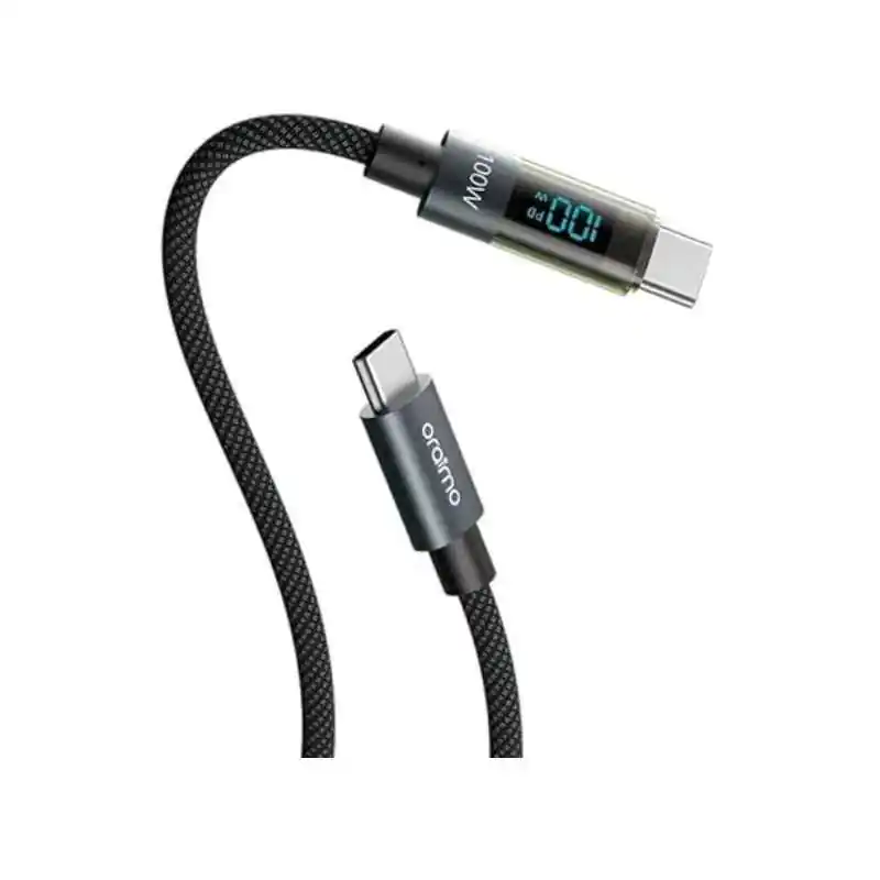 ORAIMO 1.2m 100w Type C to Typc C Digital Display Cable- DigiLine - Black OCD-175CC-BK