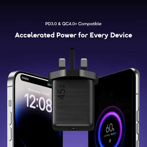 ORAIMO 45w Charger with C to C Cable - PowerGan 451