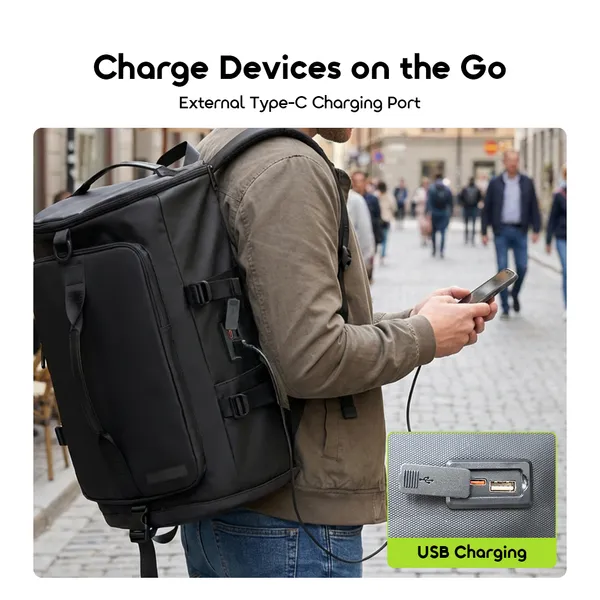 ORAIMO Backpack OHDB-002 BLACK AFR 3in1