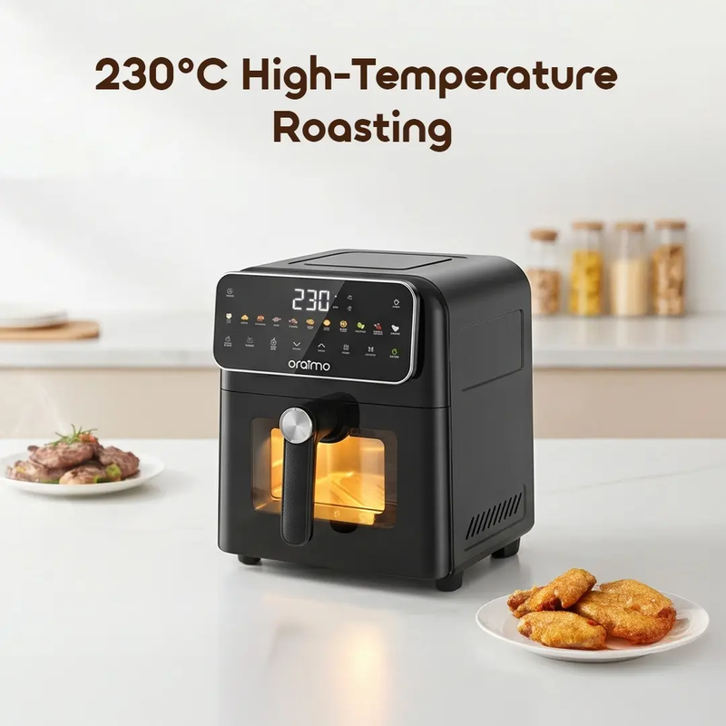 ORAIMO Metal Design Air Fryer - NutriFry S1- Graphite Black OAF-261A