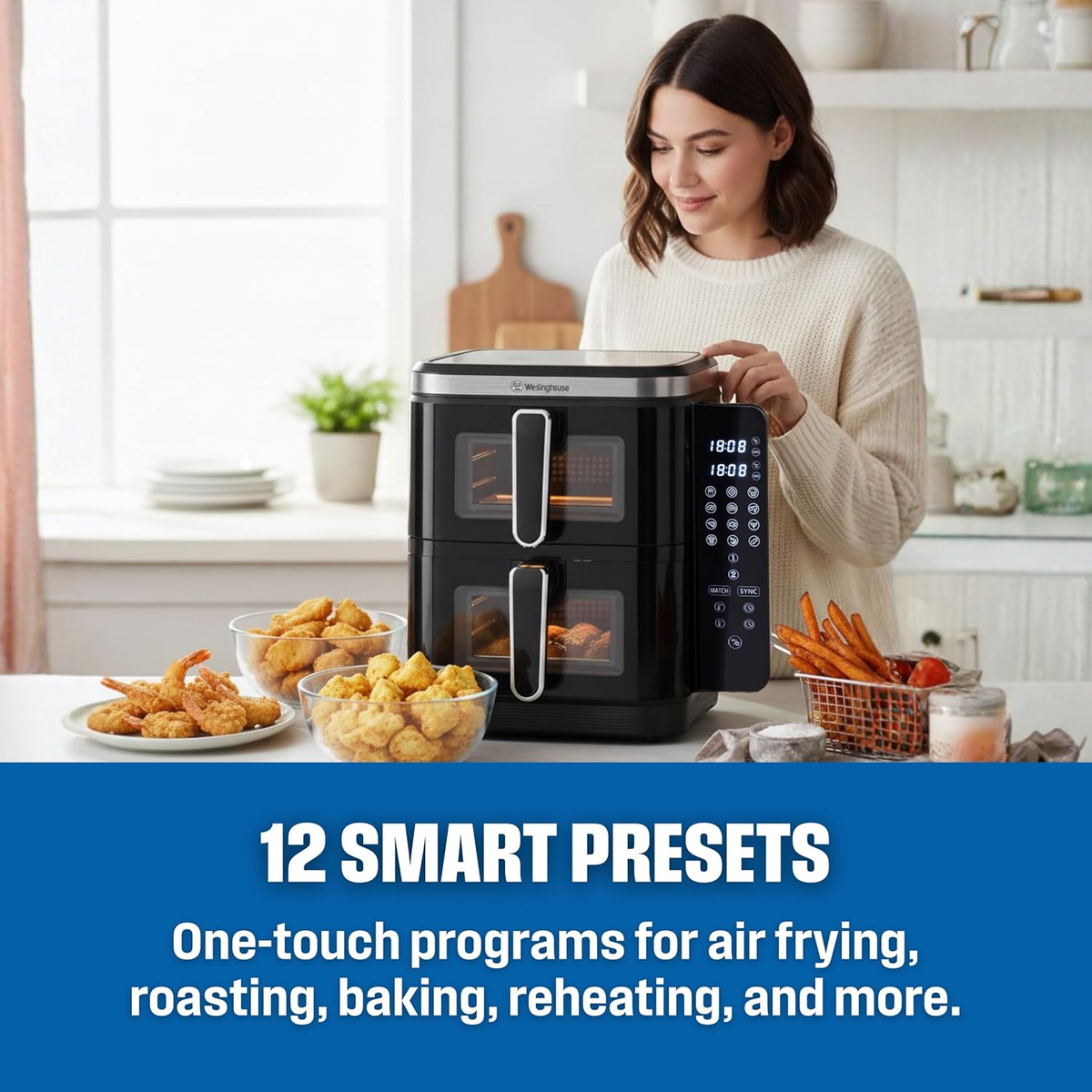 Westinghouse Double Stack Air Fryer WKAF2201