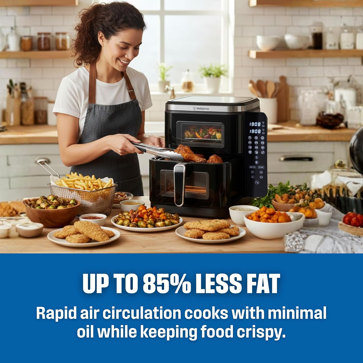Westinghouse Double Stack Air Fryer WKAF2201