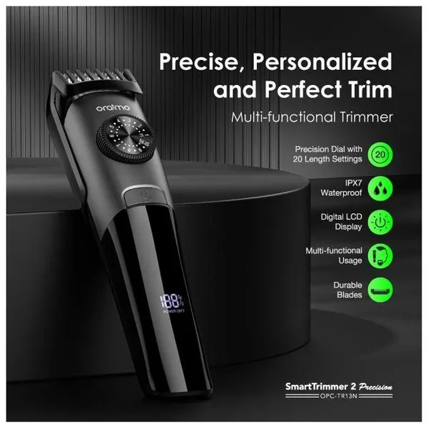 ORAIMO Precize & Personalized Multifunctional Trimmer - SmartTrimmer 2-Black OPC-TR13N