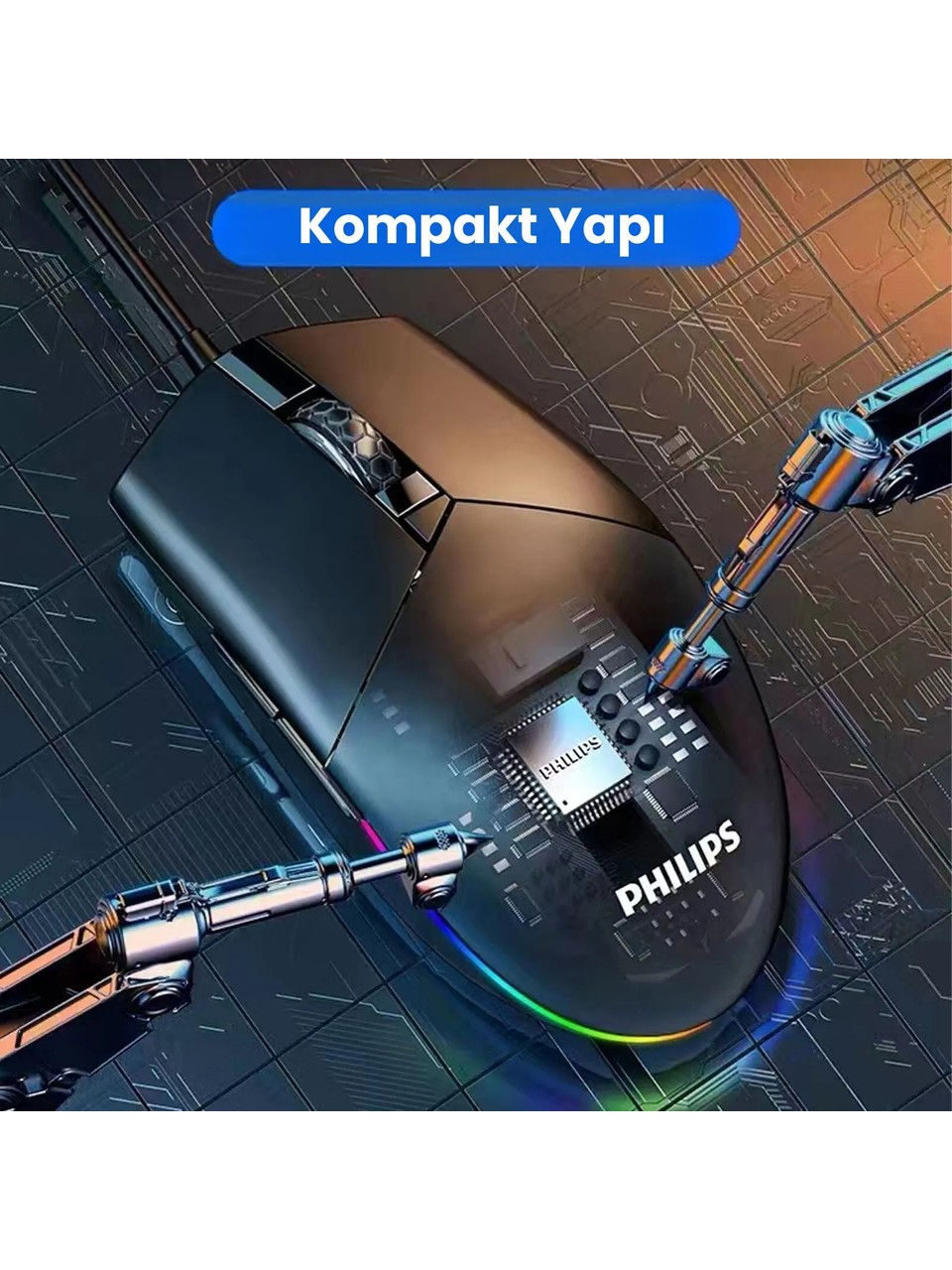PHILIPS Mouse Gamer SPK9304