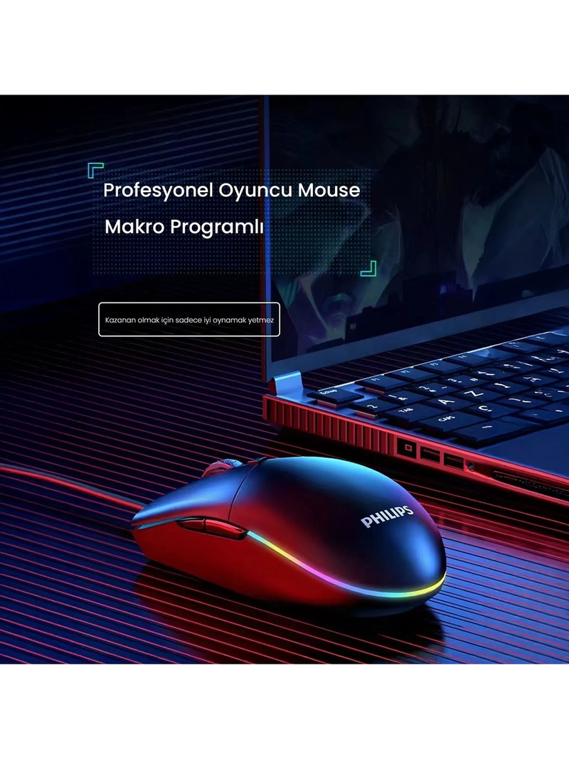 PHILIPS Mouse Gamer SPK9304