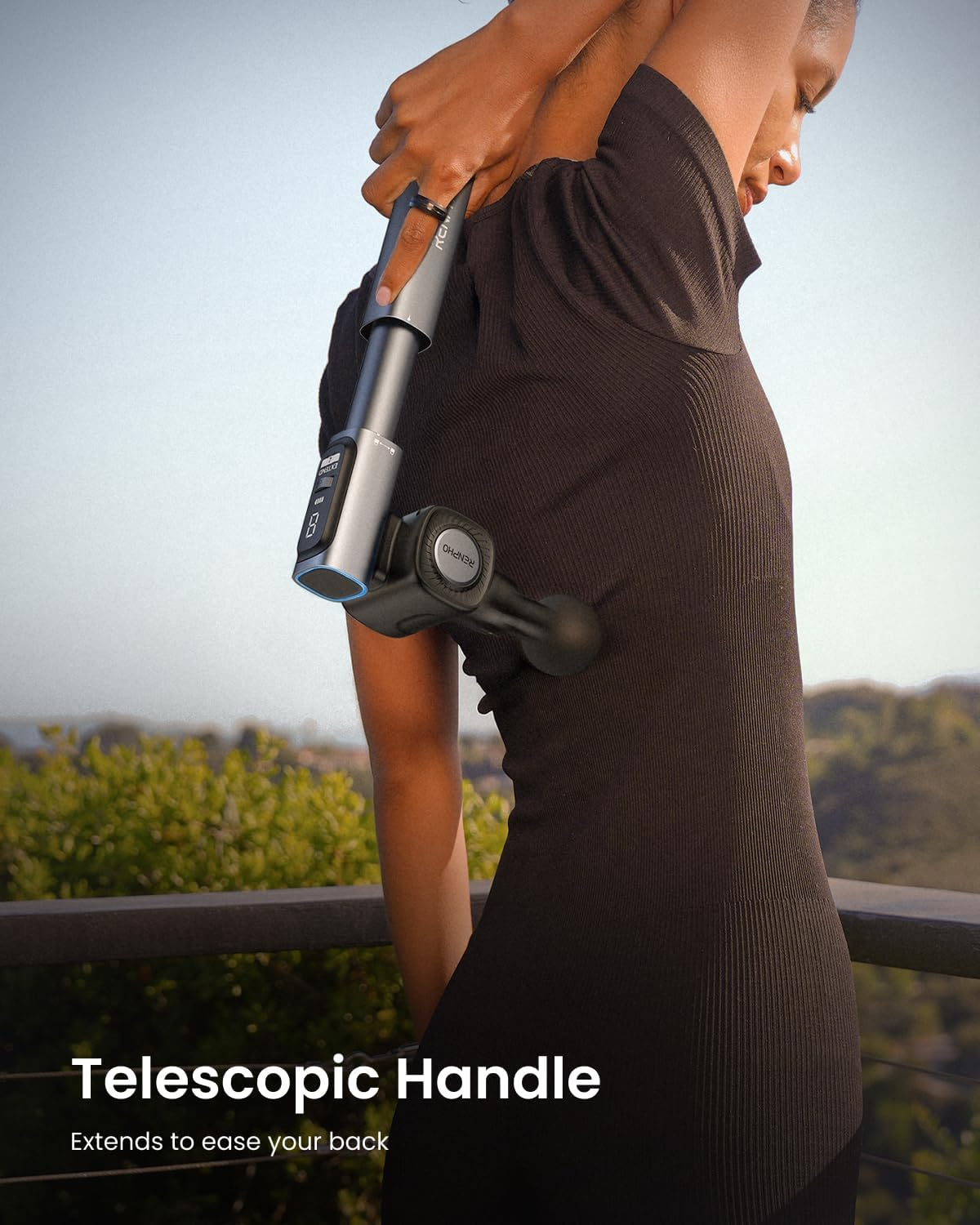 RENPHO EXTEND2 Massage Gun with Adjustable Angles
