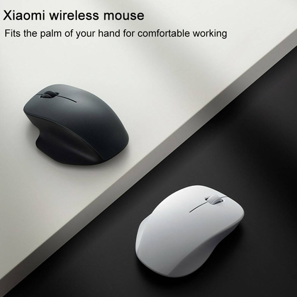 ماوس Xiaomi Wireless Mouse Comfort Edition لاسلكي – اتصال 2.4GHz مع نقر صامت