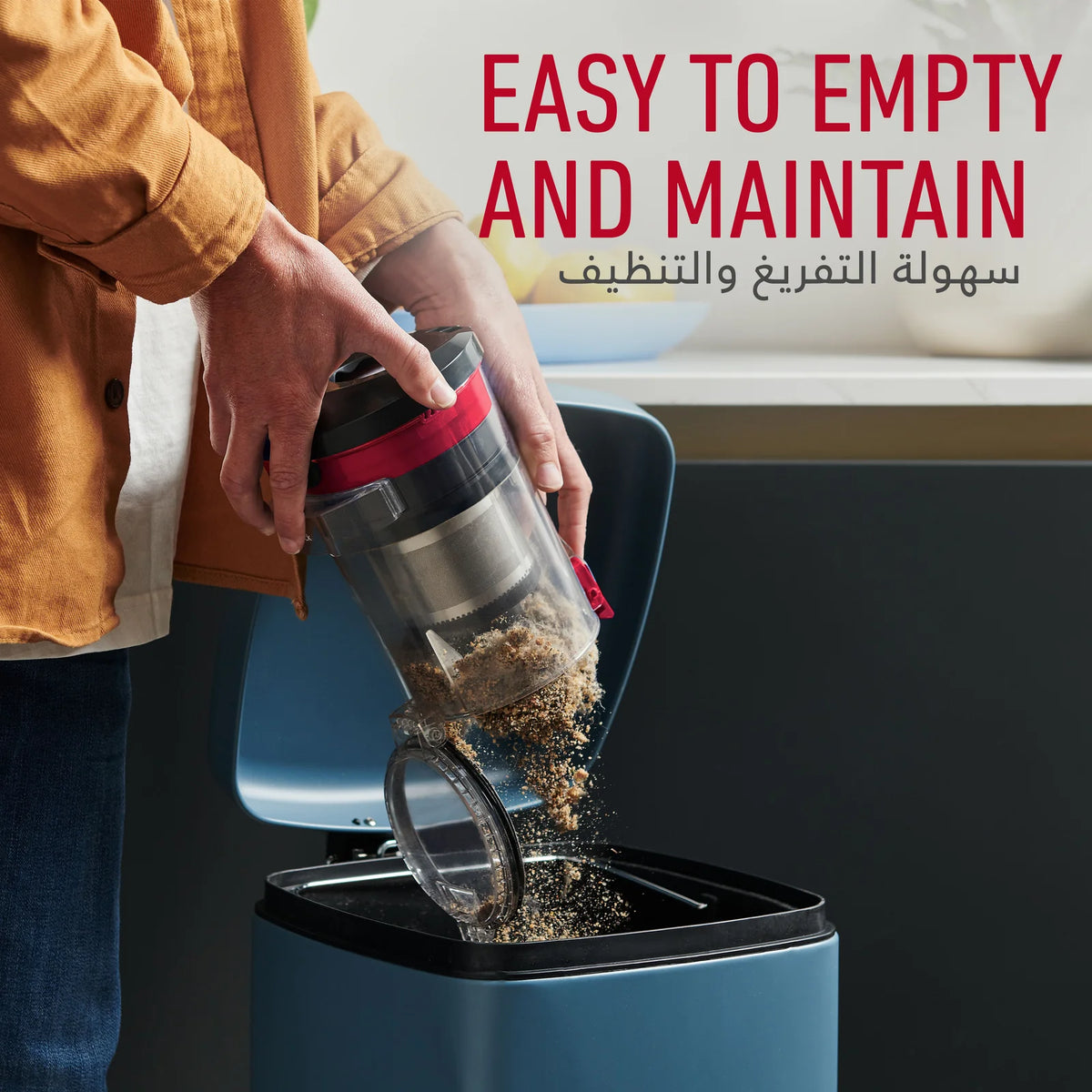 Hoover Emerge Cordless Stick Vacuum Cleaner 40 Min Strong Suction For Carpet & Hard Floors (CLSV-VPME)
