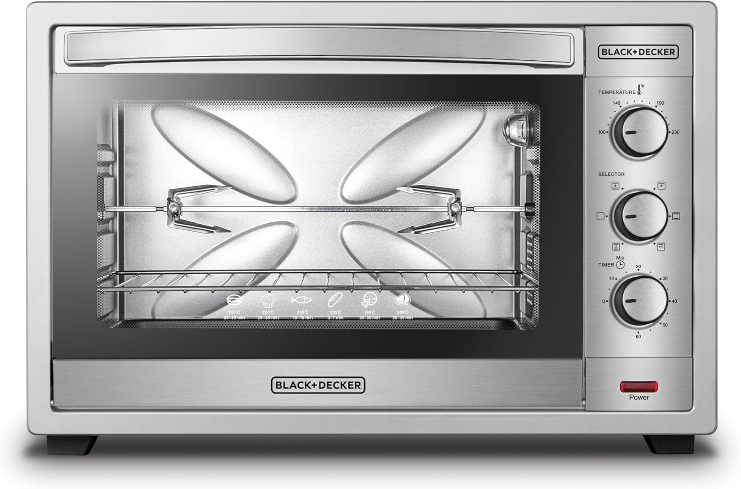 Black+Decker Oven Toaster 62L TRO62RDG B5