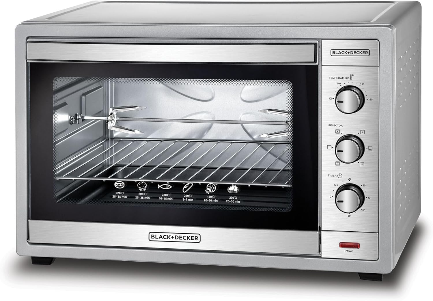 Black+Decker Oven Toaster 62L TRO62RDG B5