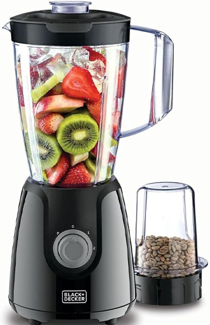 Black&Decker Blender With Grinder Mill 400 W BX4130-B5 Black