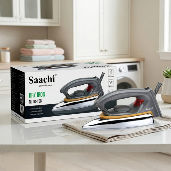 Saachi Dry Iron With Ceramic Soleplate NL-IR-158