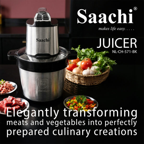 Saachi 8-Litres Electric Chopper NL-CH-571-BK