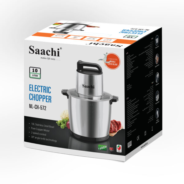 Saachi 10-Litres Electric Chopper NL-CH-572-BK