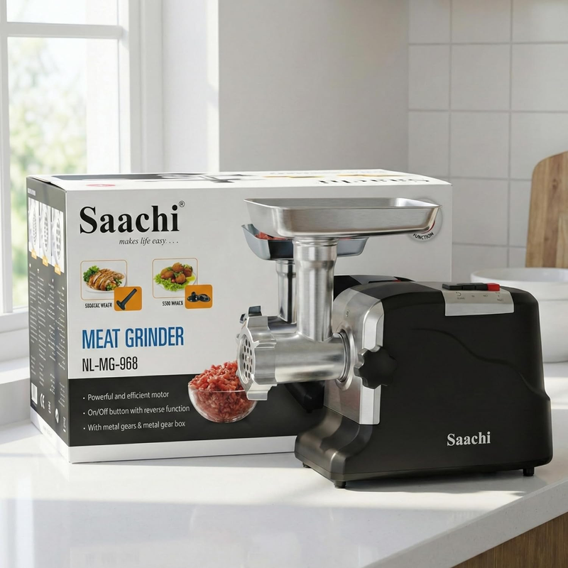 Saachi Meat Grinder NL-MG-968-BK