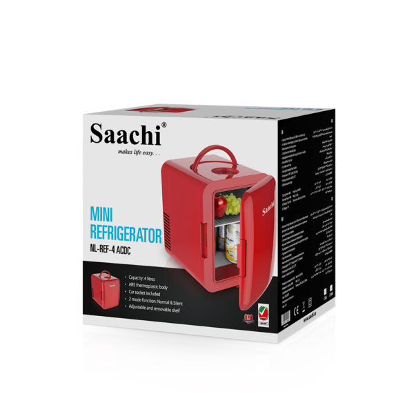 Saachi Mini Refrigerator NL-REF-4 ACDC-RD
