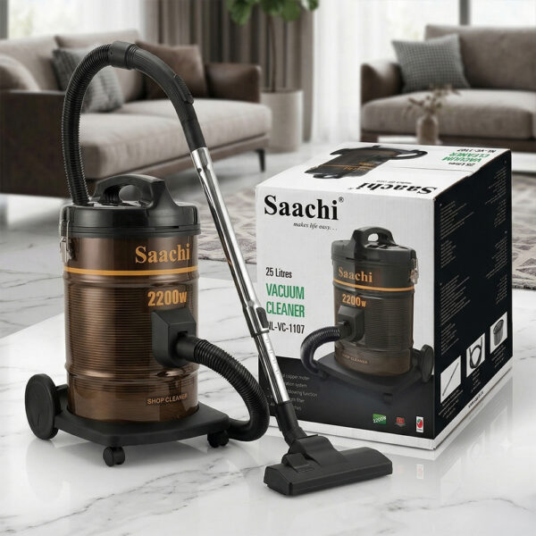 Saachi 25L Dry Vacuum Cleaner NL-VC-1107-BR