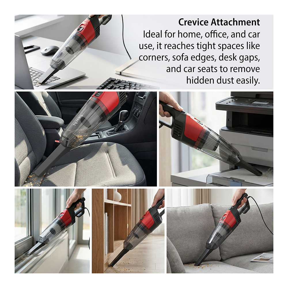 Saachi 2-in-1 Stick & Handheld Vacuum Cleaner with HEPA Filter NL-VC-1109-BK