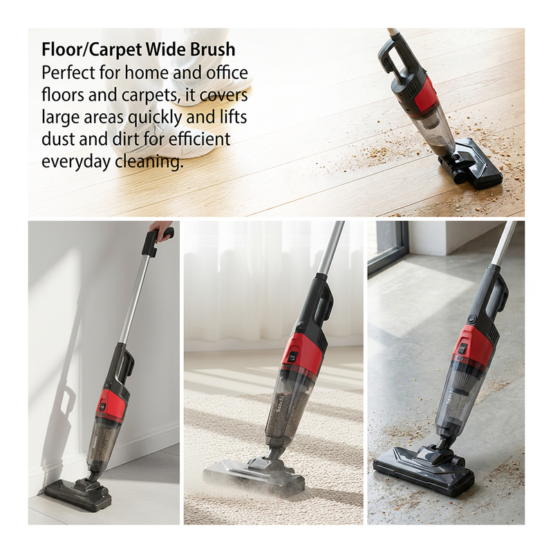 Saachi 2-in-1 Rechargeable Cordless Stick Vacuum Cleaner NL-VC-1110RCH-BK