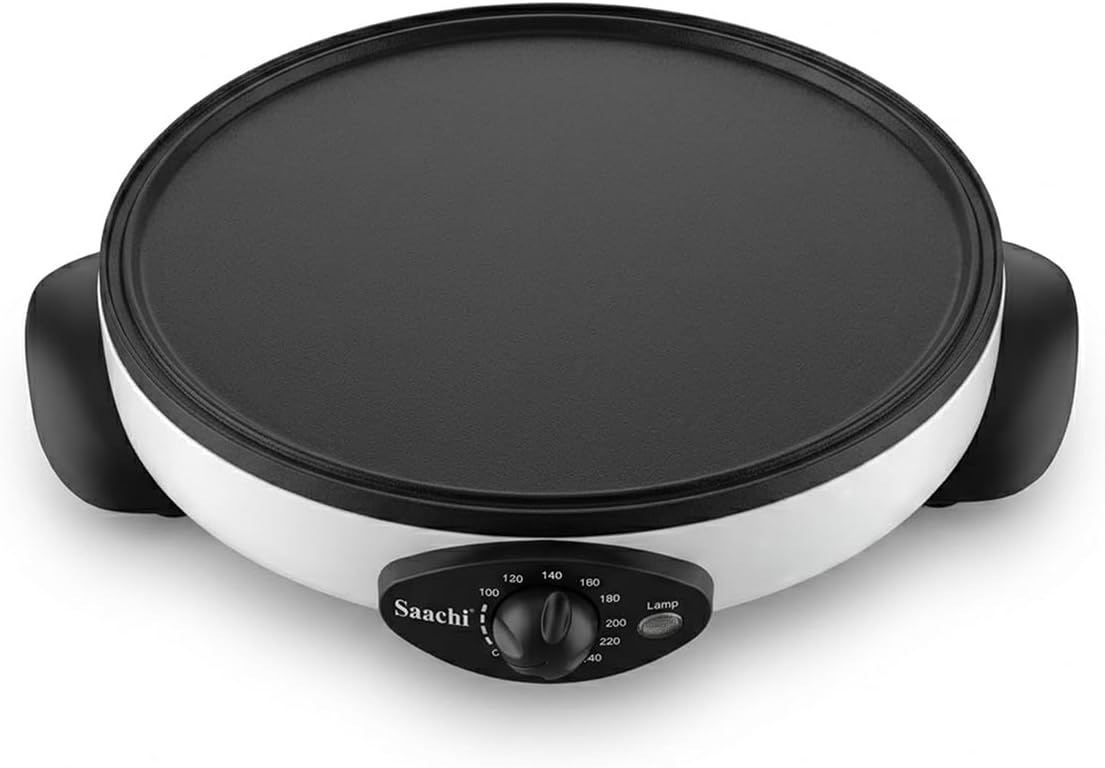 Saachi 3-in-1 Crepe/Grill/Pancake Maker NL-3M-1864-WH