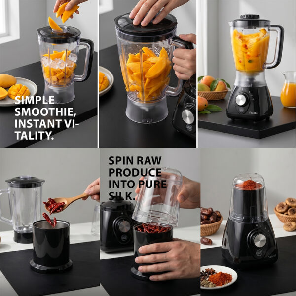 Saachi 3-in-1 Blender NL-BL-4414-BK
