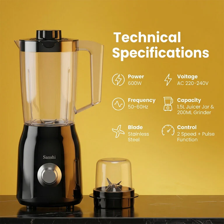 Saachi 2-in-1 Blender/Grinder NL-BL-4415