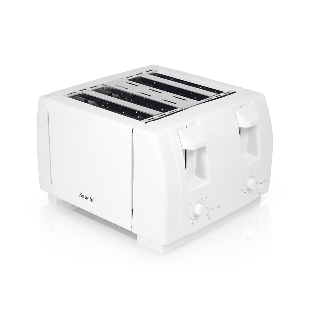 Saachi 4-Pieces Toaster NL-TO-4563-WH