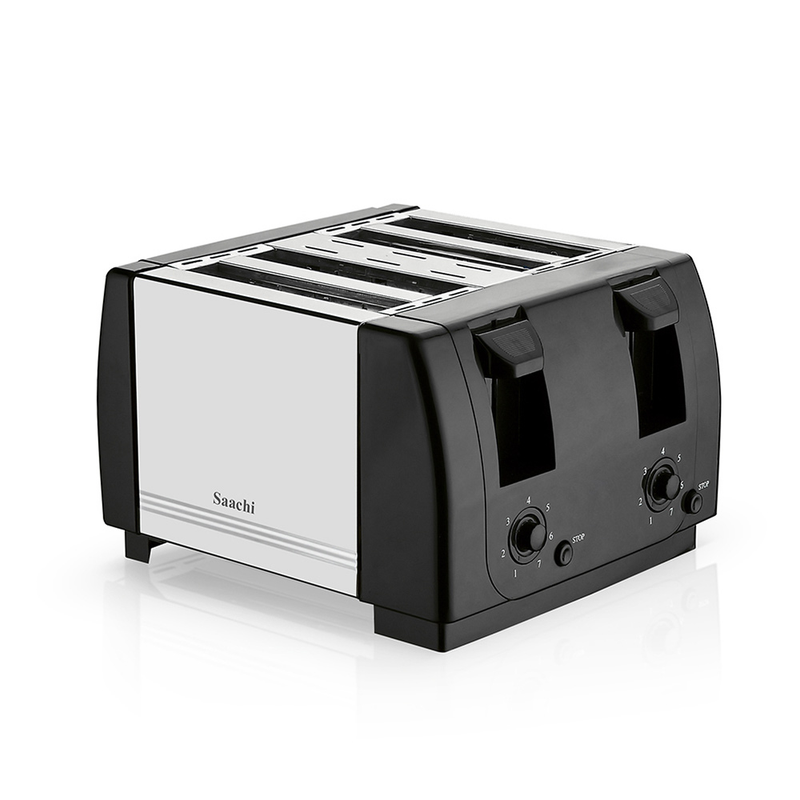 Saachi 4-Pieces Toaster NL-TO-4564-BK