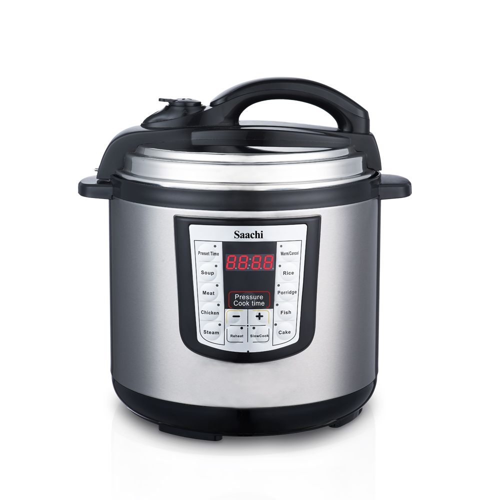 Saachi 12-Litres Electric Pressure Cooker NL-PC-5312-ST