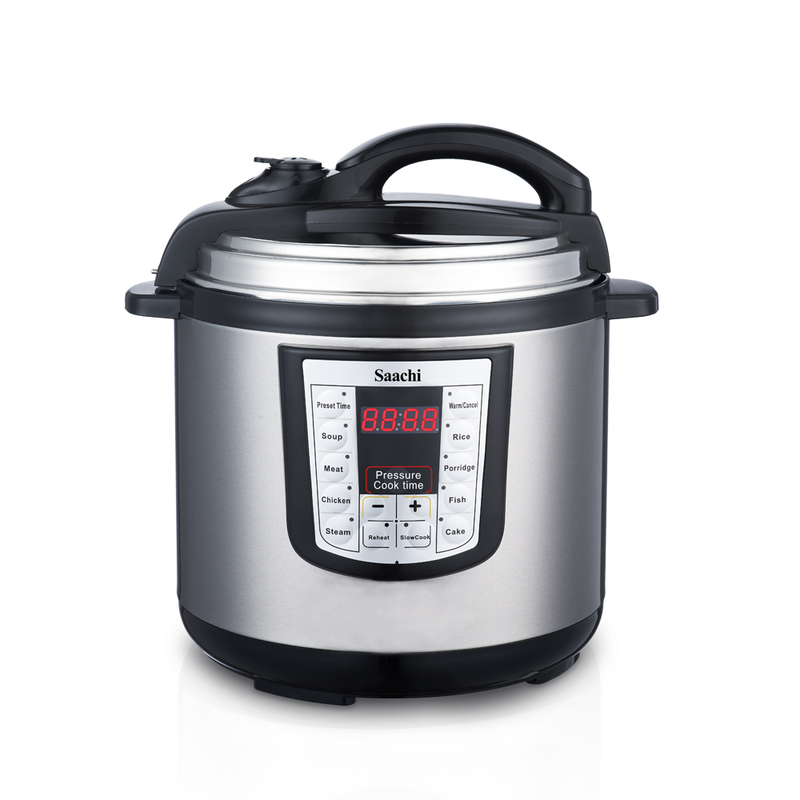 Saachi 12-Litres Electric Pressure Cooker NL-PC-5312-ST
