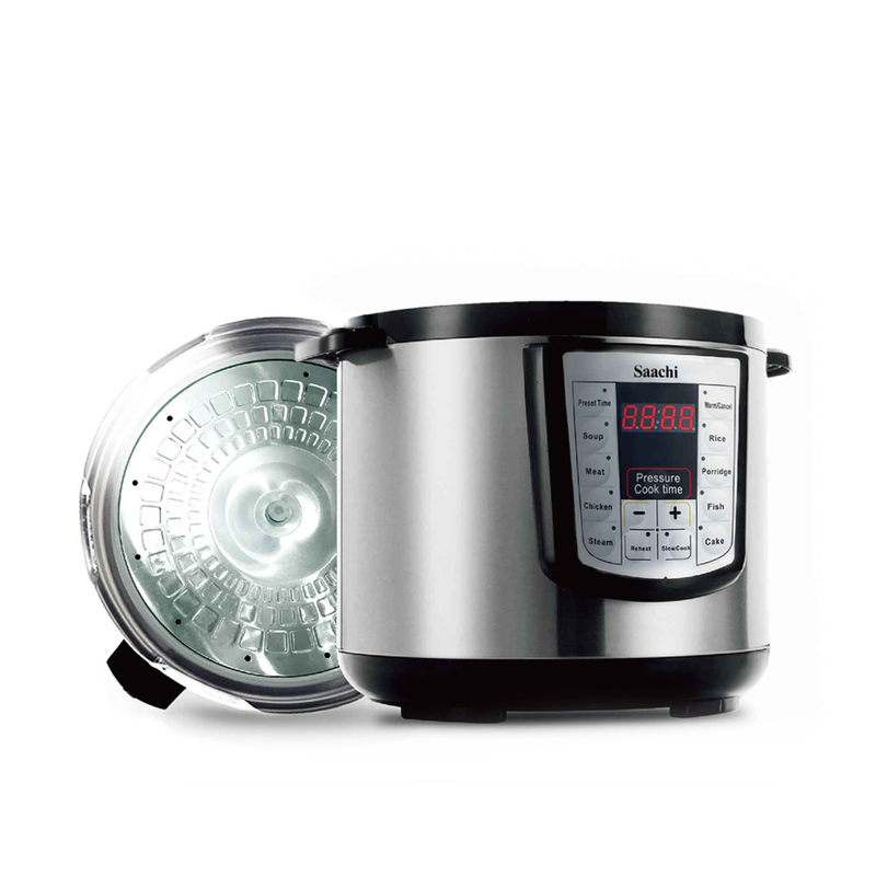 Saachi 12-Litres Electric Pressure Cooker NL-PC-5312-ST