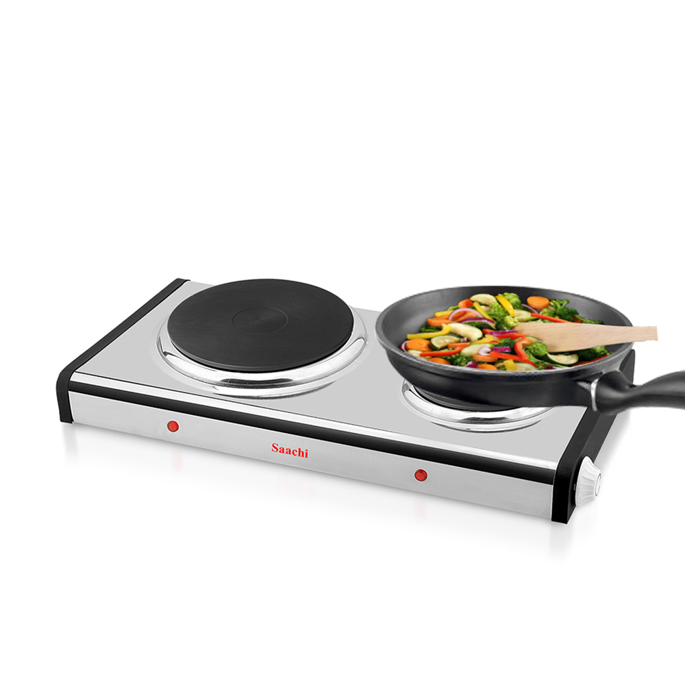 Saachi Double Burner Hot Plate NL-HP-6209-ST