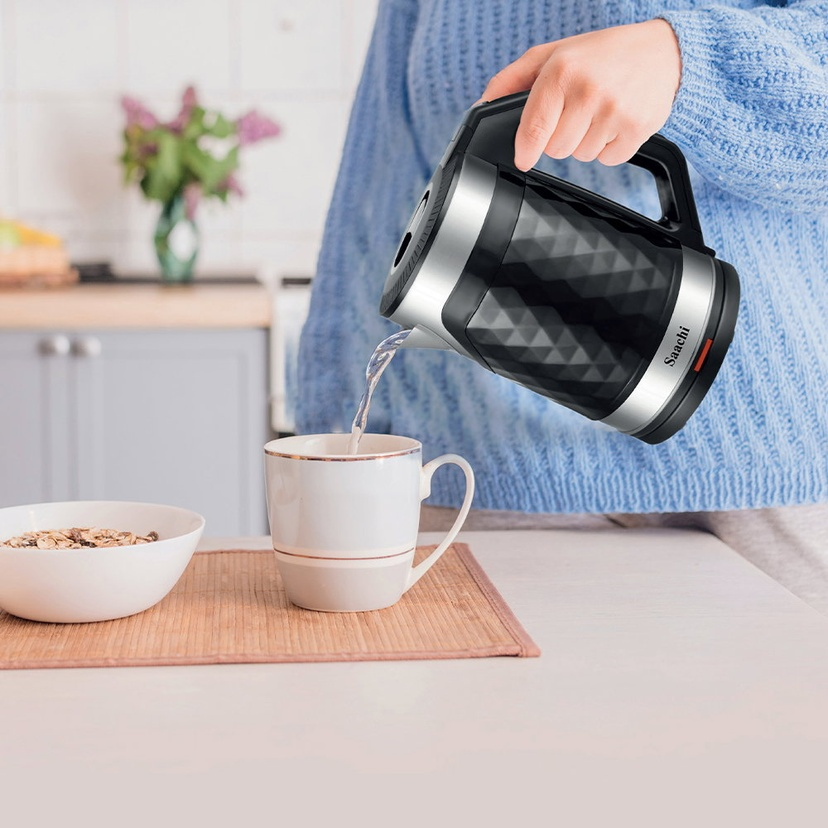 Saachi 1.8-Litres Electric Kettle NL-KT-7762-BK