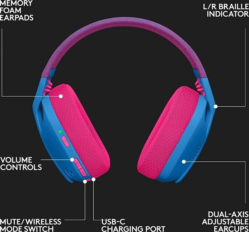 Logitech G435 Bluetooth Wireless Gaming Headset