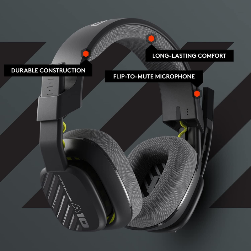 LOGITECH ASTRO A10 GEN2 HEADPHONE PC-MAC-PS5-XBOX