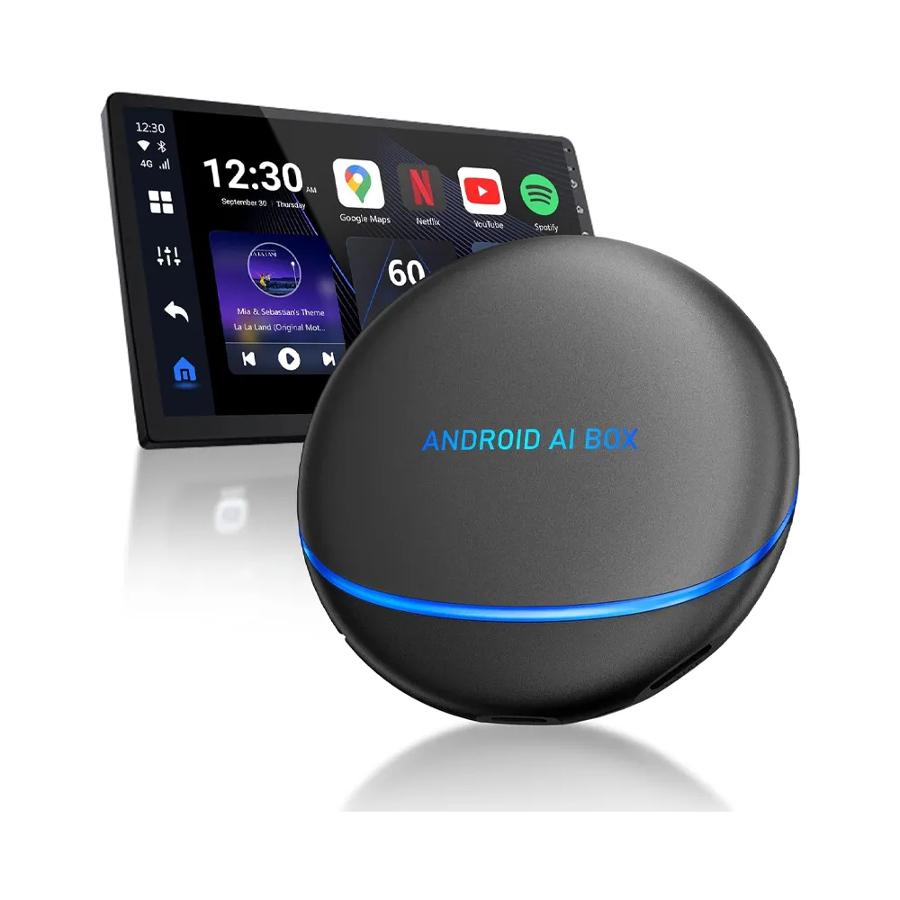 Android AI Box – Wireless CarPlay/Android Auto Adapter